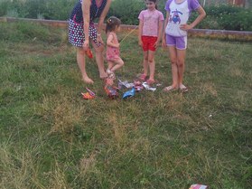 Семья Сефикулиевых АНО "Планета Добра". Убирать мусор не стыдно,стыдно жить в мусоре.
