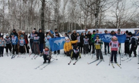 В районе Строгино прошли лыжные гонки