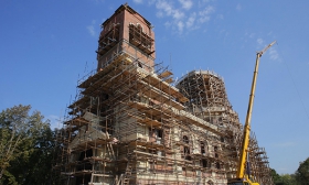 Строительство храма Святителя Спиридона Тримифунтского будет завершено к маю 2019 года
