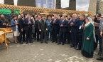 Турчак и Кадыров возложили цветы к стеле в честь присвоения Грозному звания «Город воинской славы