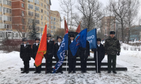 Митинг, посвященный выводу советских войск  из республики Афганистан прошел в московском районе Куркино.