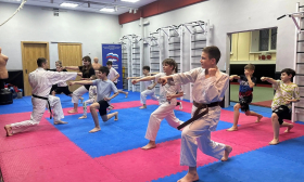 В Южном Тушино прошла космическая тренировка по карате в рамках Всероссийского марафона «Сила России».