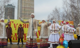 Широкая Масленица в районе Строгино